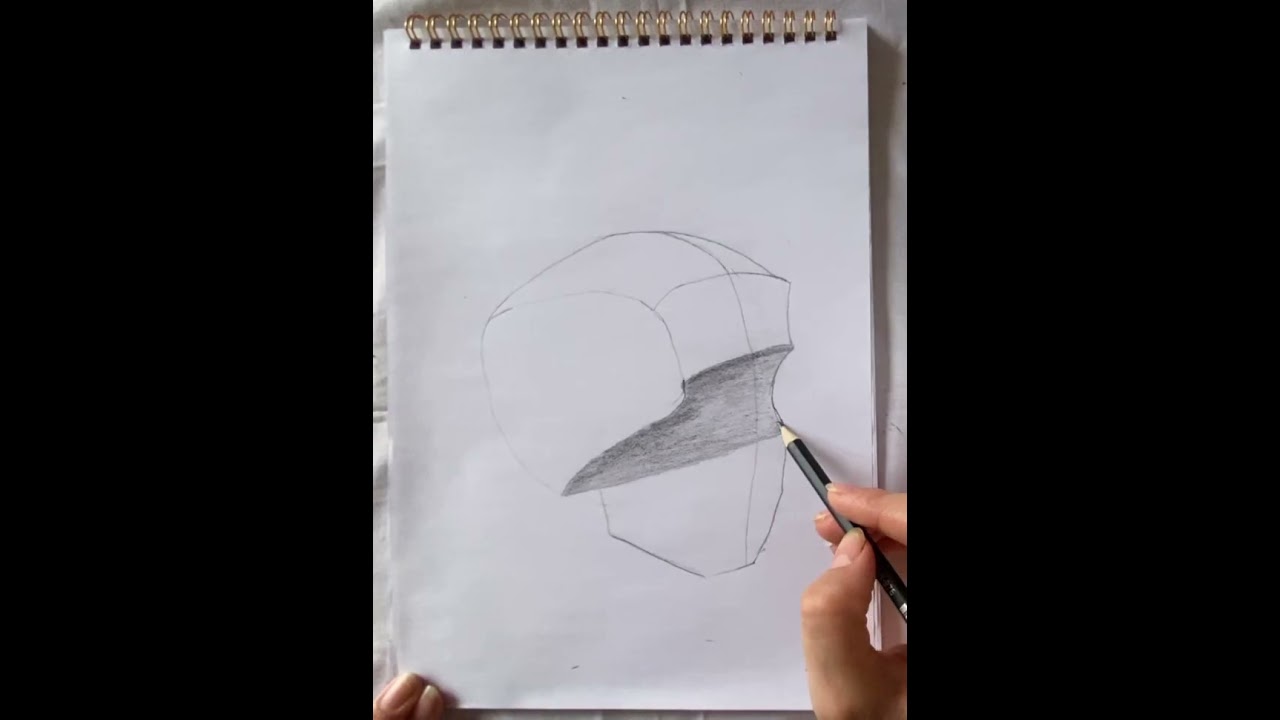 Relaxing pencil drawing