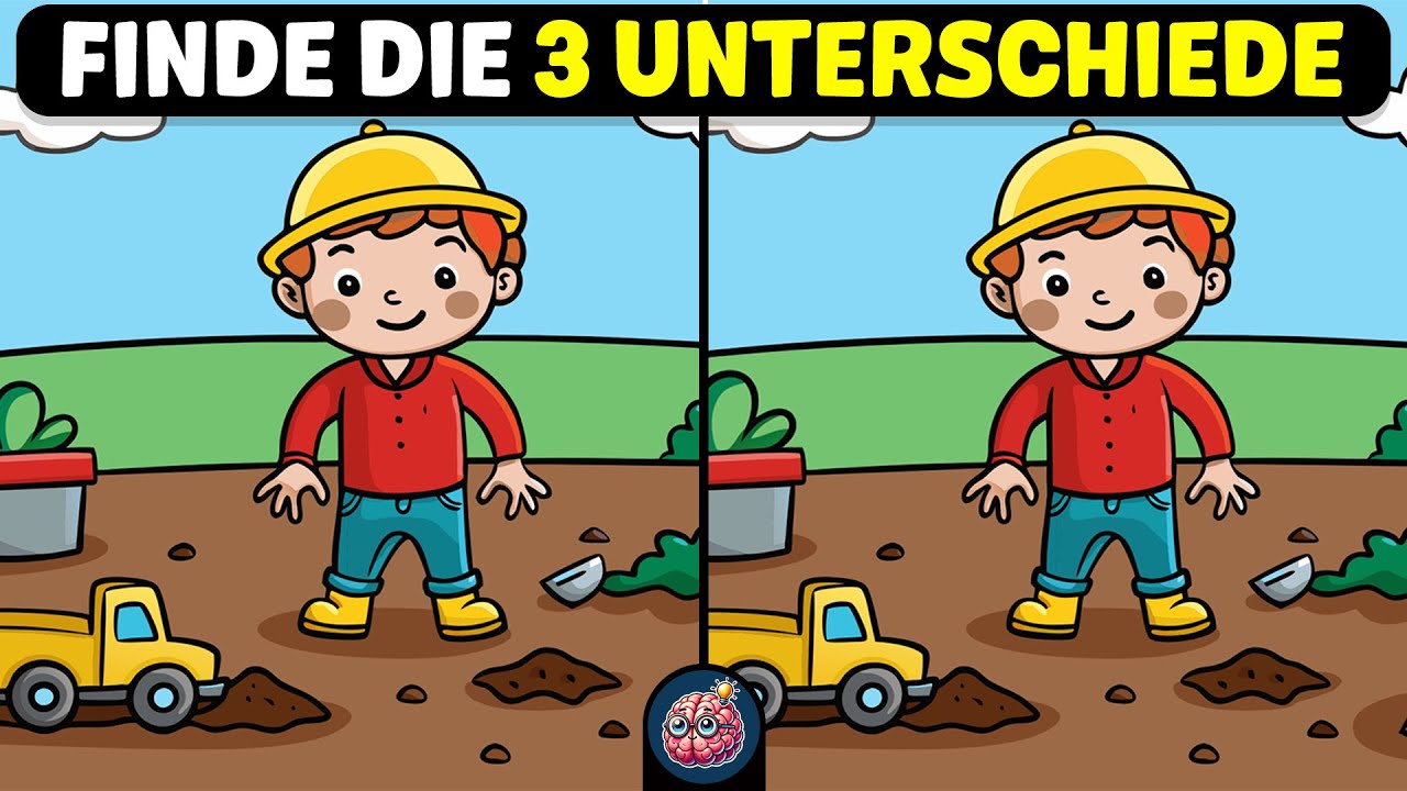 🧠🧩 Finde die 3 Unterschiede | Finde die versteckten Details 🧩🧠 | Gehirn Tricks