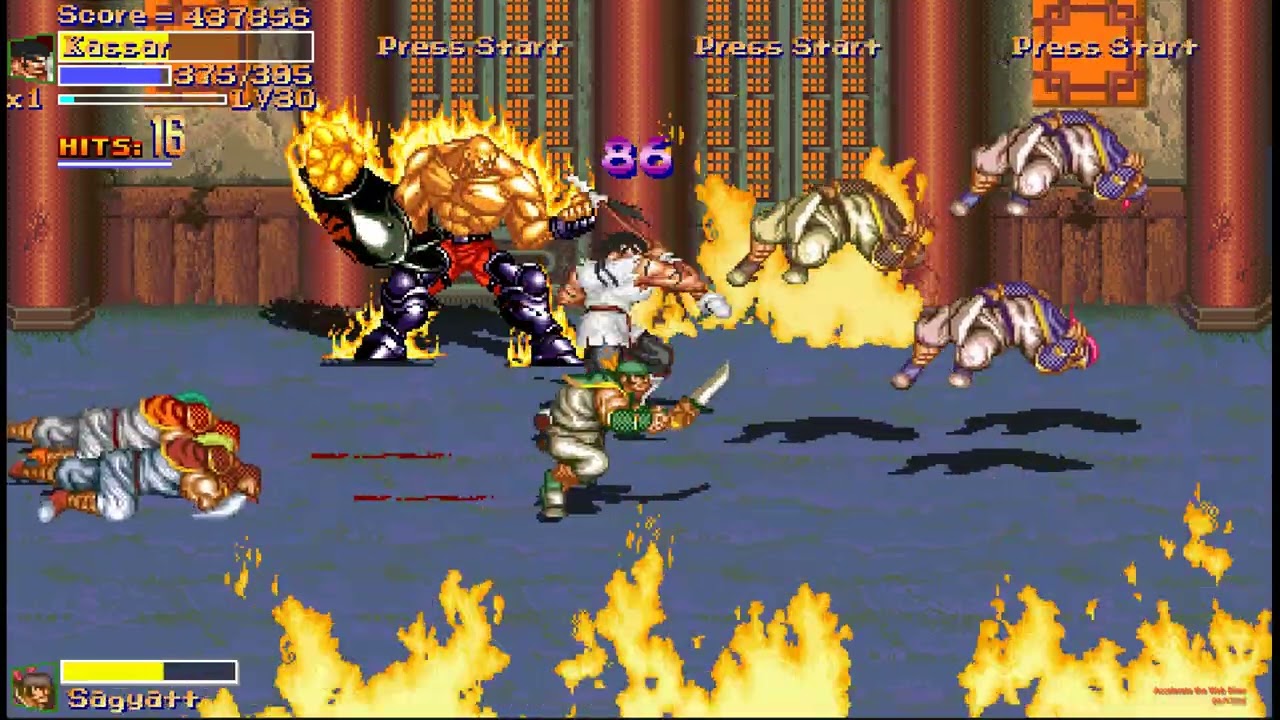 Warriors of Fate - Final Fight LNS Ultimate v4.3 Napalm 1.1 Final Test | No-MUGEN [OpenBoR]