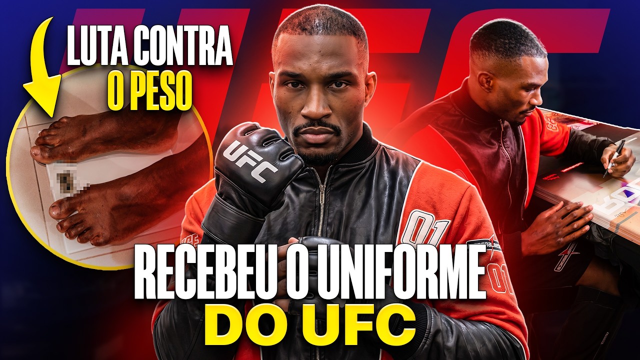 MICHAEL PQD VAI BATER O PESO? | ELE RECEBEU O KIT OFICIAL DO UFC!