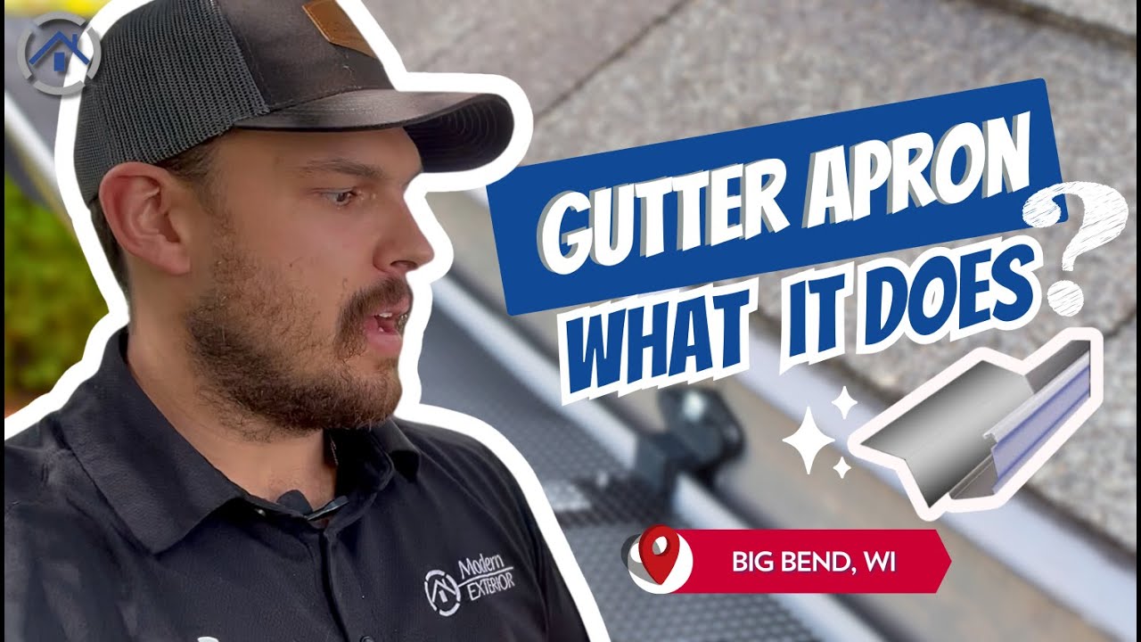 What Gutter Apron Does | Big Bend, WI
