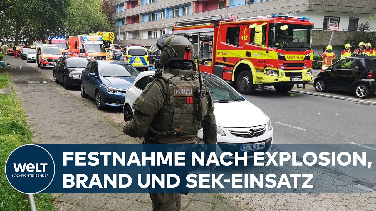 RATINGEN: SEK-EINSATZ NACH EXPLOSION - FESTNAHME - Leiche gefunden - Feuerwehr in Falle gelockt
