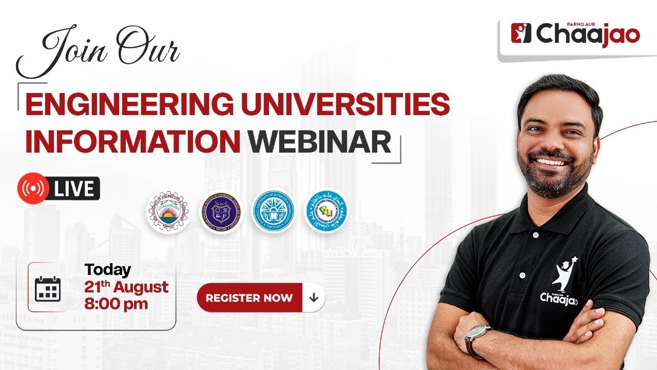 ECAT 2026 Live Webinar | Admission Tips & Test Prep for Top Engineering Universities