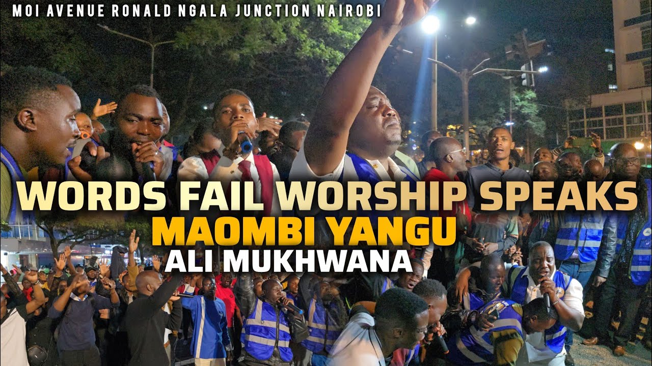 HOLY SPIRIT TAKES OVER IN NAIROBI STREET AS ALI MUKHWANA LEADS WORSHIP/ Maombi YANGU, Nakubaliana..