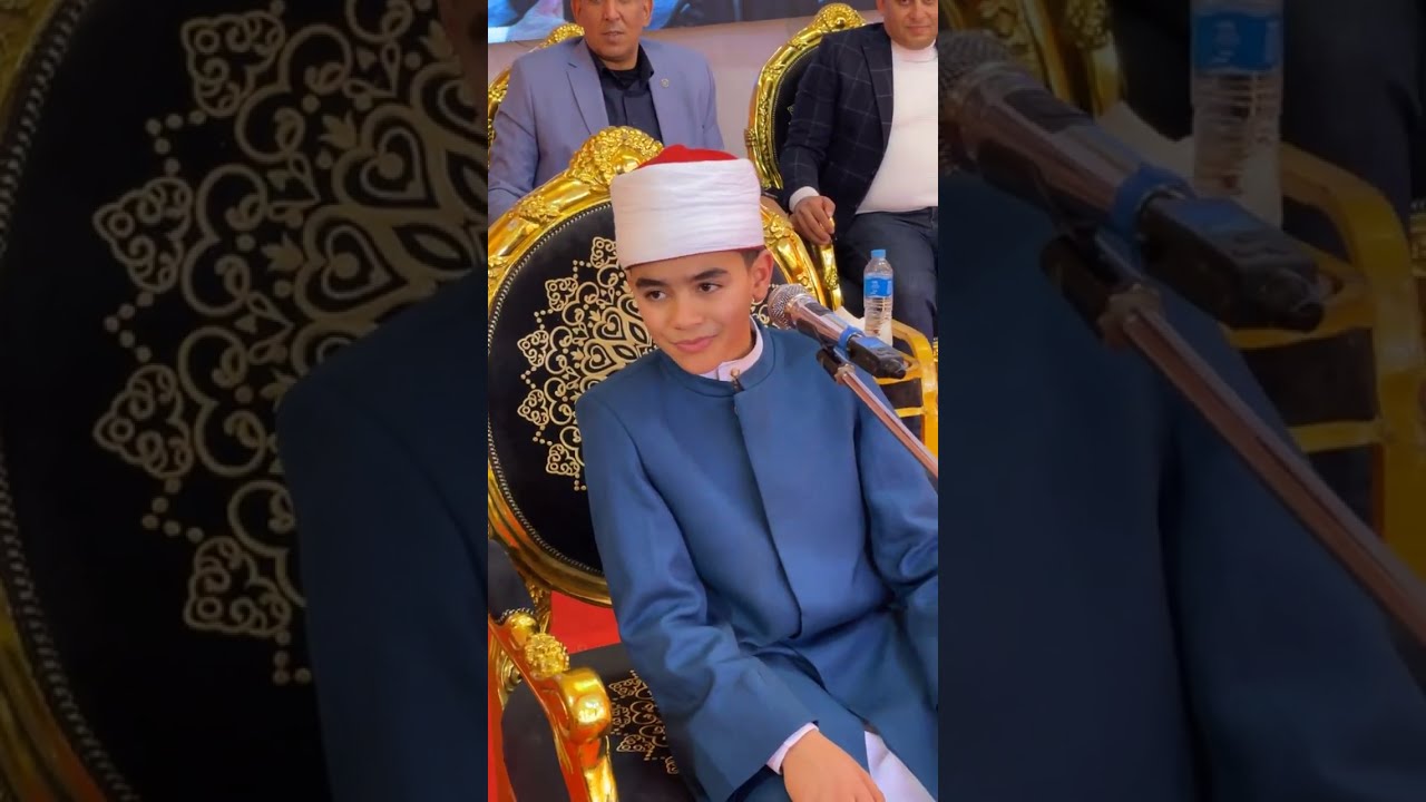 بعد تكريم  رئيس الجمهورية اول ظهور لنجم دولة التلاوة الشيخ محمد القلاجي￼