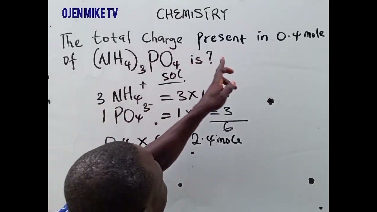 Calculating total charge using Avogadro's constant 