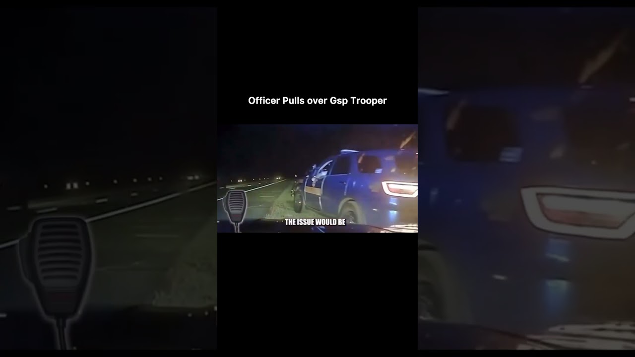 Cop stops State Trooper #police #shorts #leo