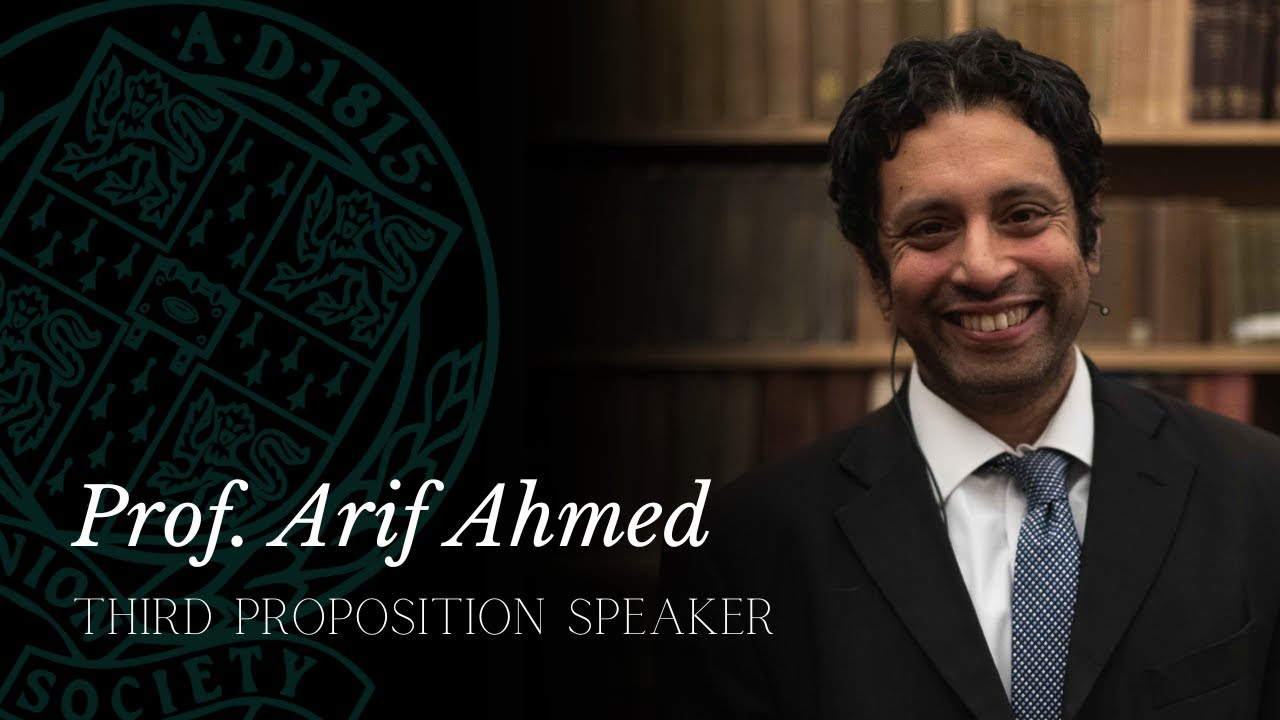 Professor Arif Ahmed | This House Believes in the Right to Offend