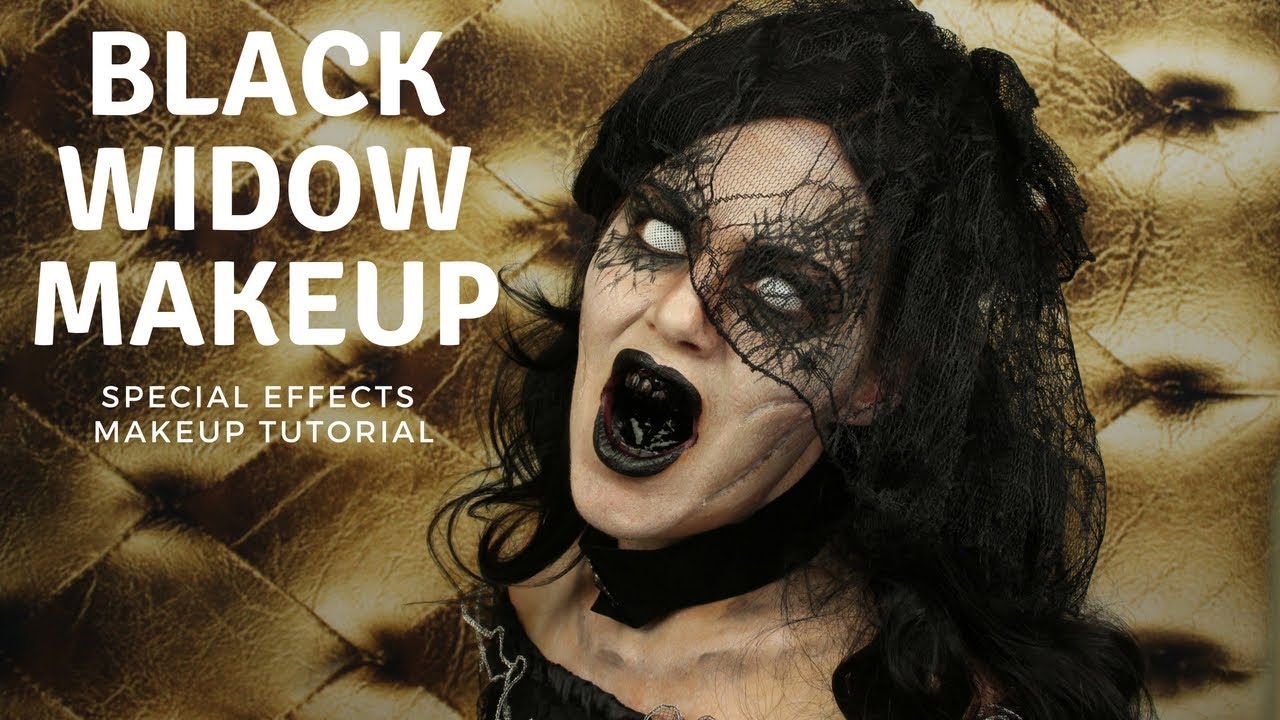 Black Widow Special Effects Makeup Tutorial | FX Makeup Tutorial | ProAiir Solids