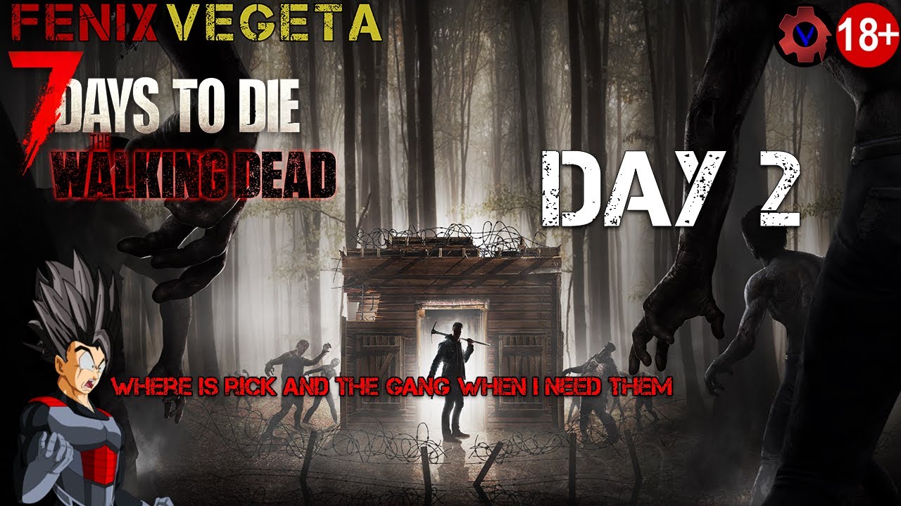 This is NOT a Zombie-Free Zone (7 Days To Die The Walking Dead)