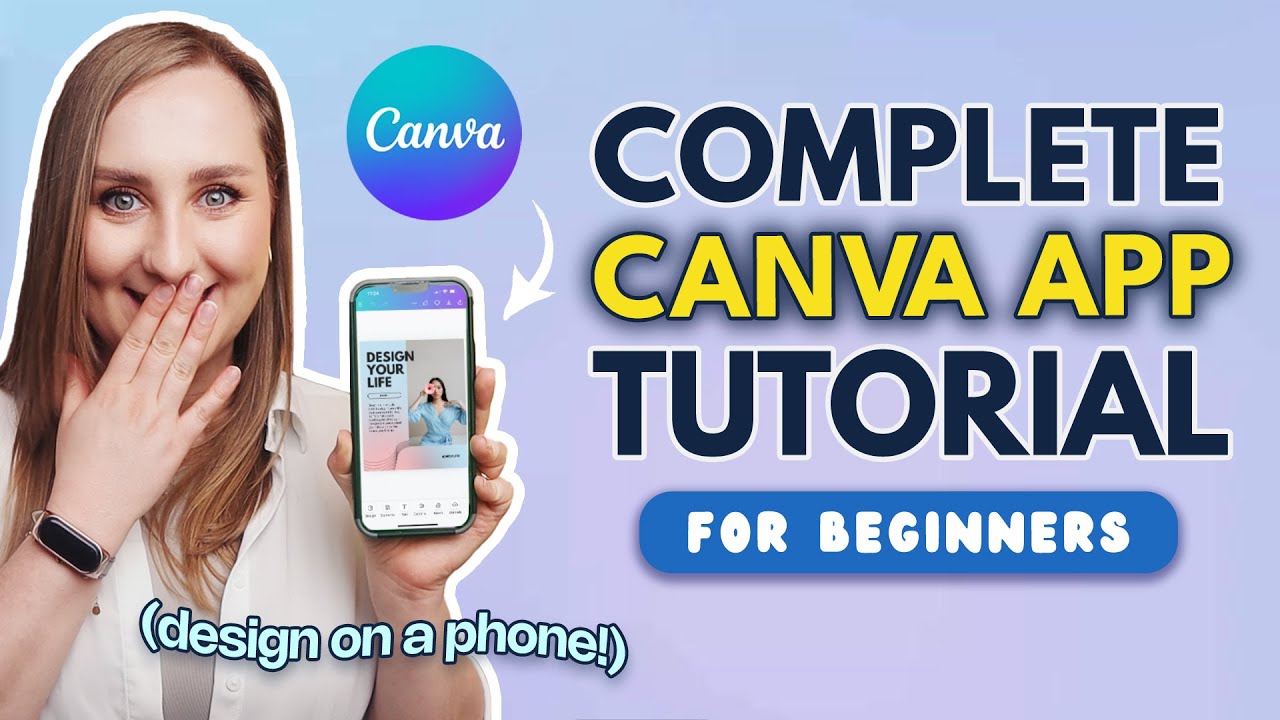 Как использовать приложение Canva на мобильном устройстве (ДЛЯ НАЧИНАЮЩИХ!) | Полное руководство ...