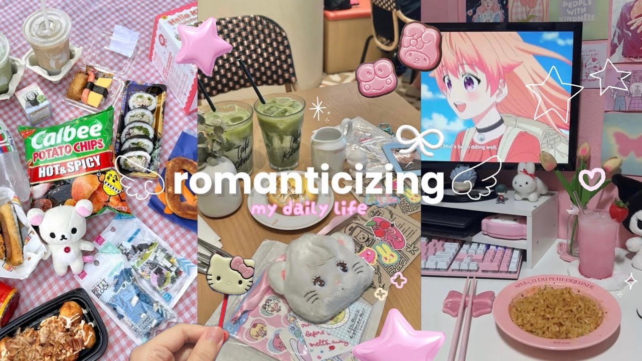𝐫𝐨𝐦𝐚𝐧𝐭𝐢𝐜𝐢𝐳𝐢𝐧𝐠 𝐦𝐲 𝐝𝐚𝐢𝐥𝐲 𝐥𝐢𝐟𝐞 🍥˚⟡˖ ࣪.  picnic at the beach, illustration art fest, sanrio chocolate