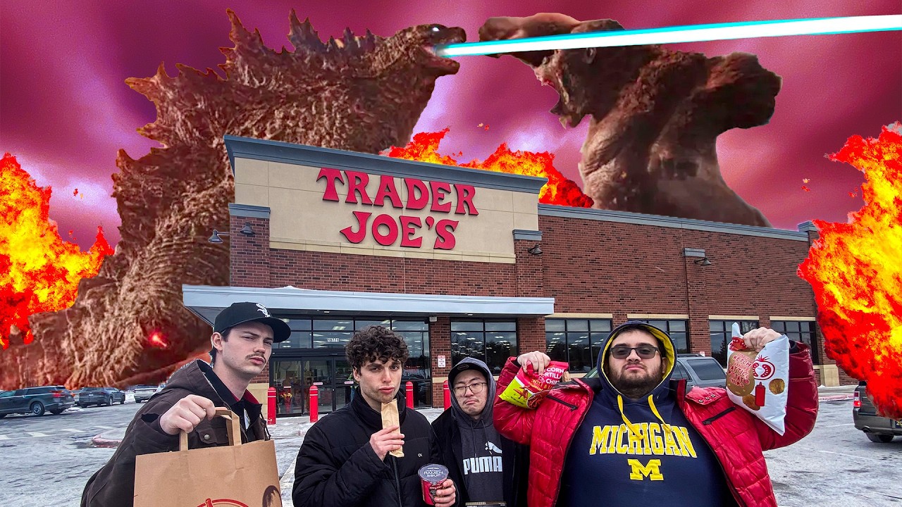 The boys go to Trader Joes