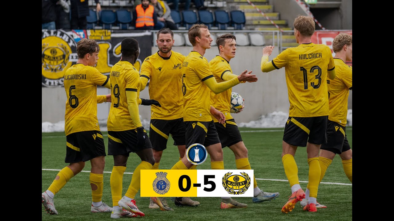Gefle IF - Mjällby AIF 0-5 Svenska Cupen 2025