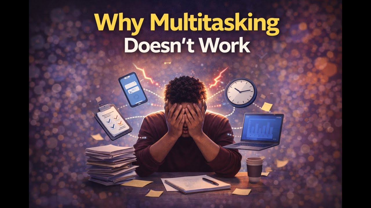 Why Multitasking Does'n work? | Real English Conversation