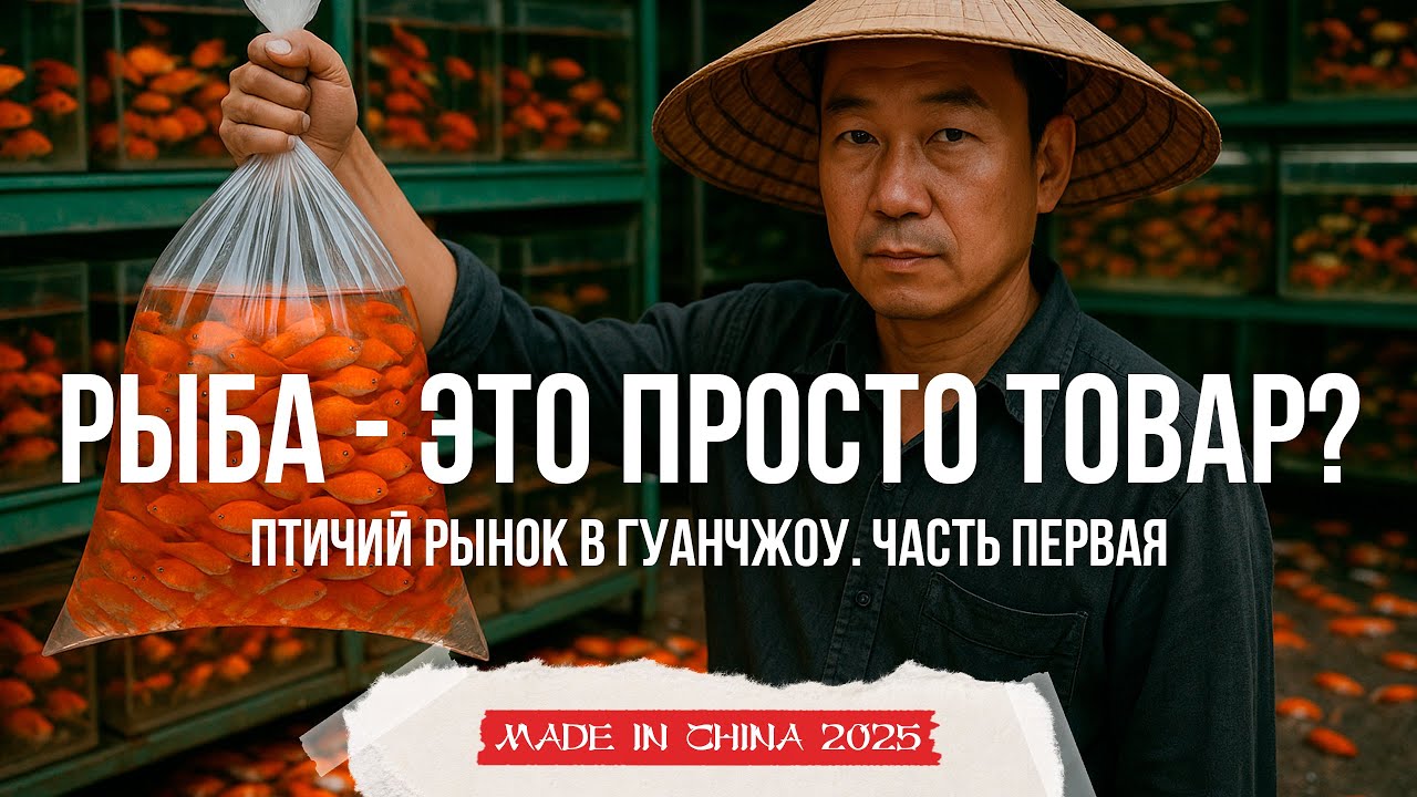 Аквариумная рыба – это просто товар? Птичий рынок Гуанчжоу