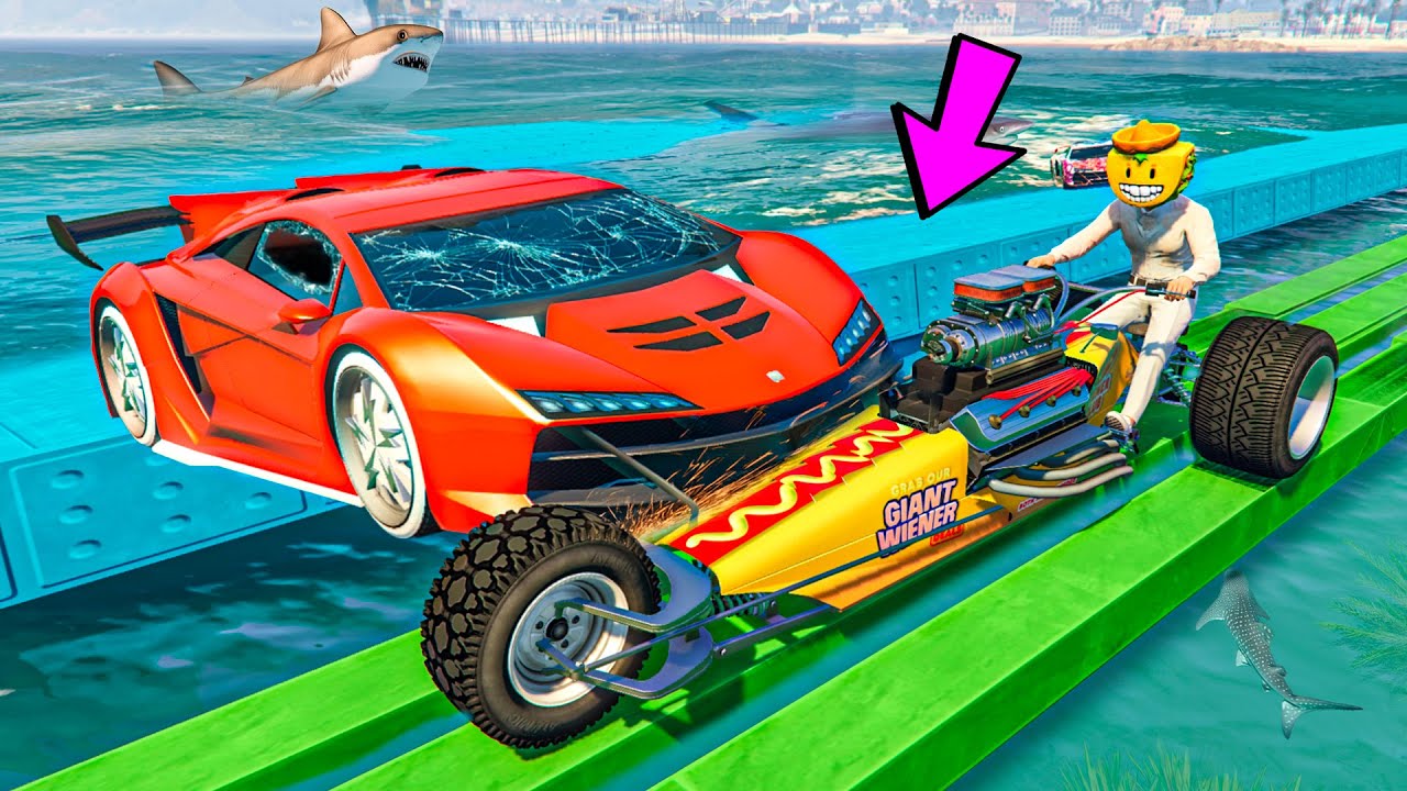 CORRE O TE ATROPELLO EN MOTO DE 3 RUEDAS!! RISAS ASEGURADAS! - GTA 5 ONLINE