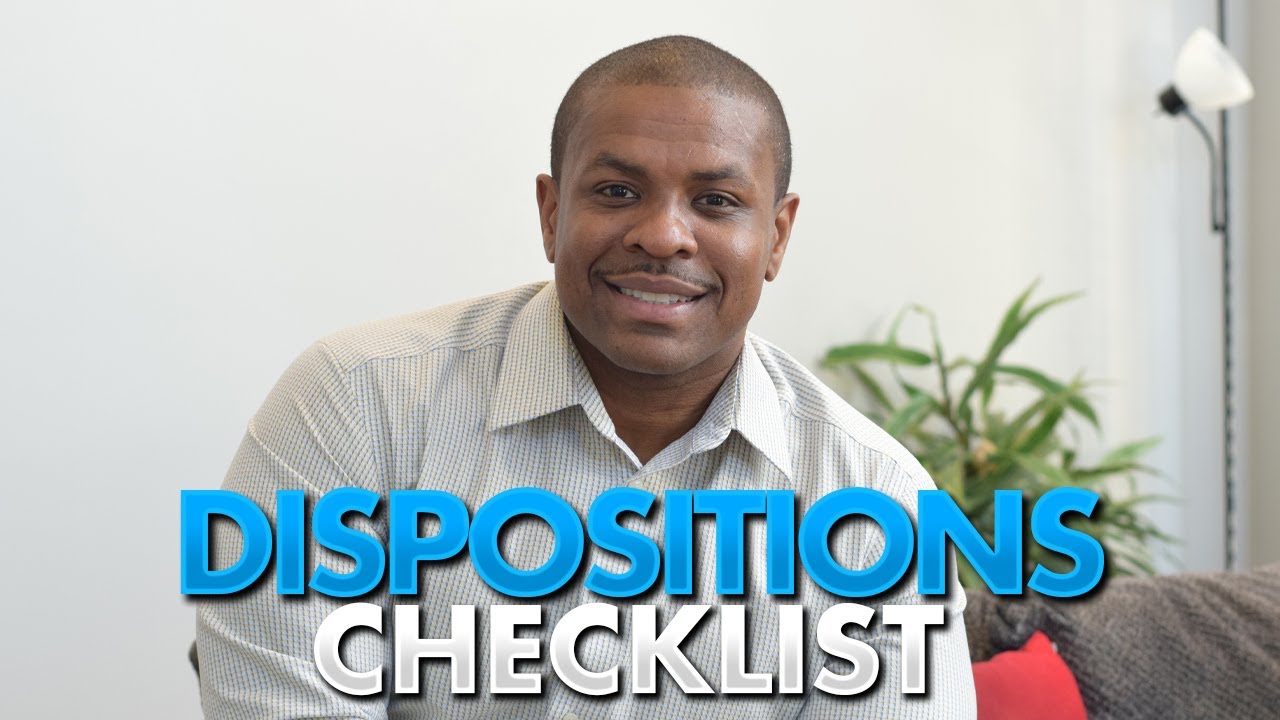 Wholesaling Dispositions (FREE Checklist)