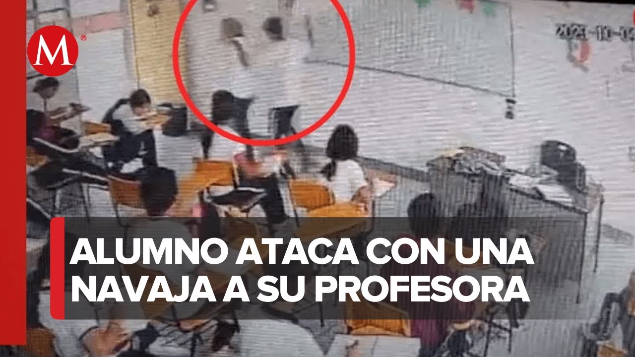 Estudiante que apuñaló a su maestra en Coahuila sufría bullying