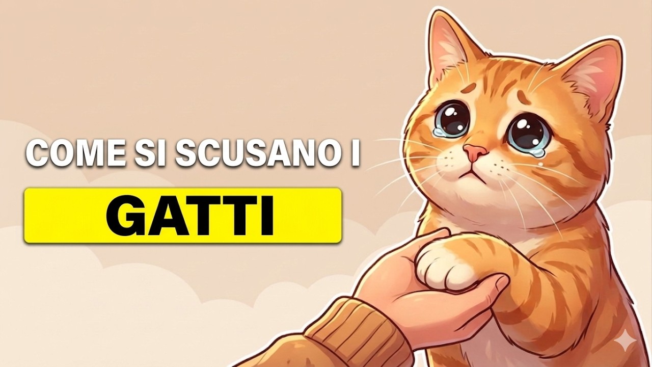 Come i gatti chiedono scusa agli esseri umani senza emettere alcun suono.