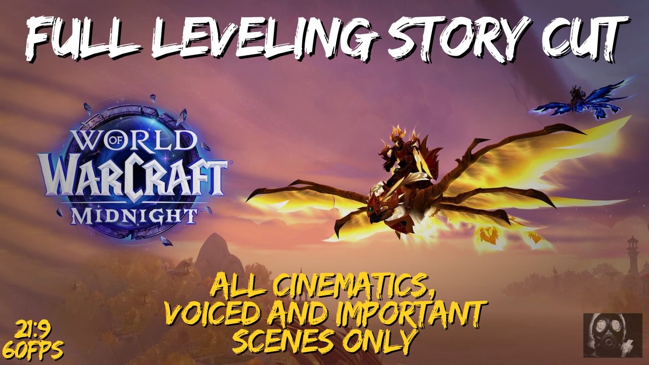 WoW Midnight – Leveling Cinematic Movie (Cinematics, Voiced Dialogue & Key Moments only) 21:9 60FPS