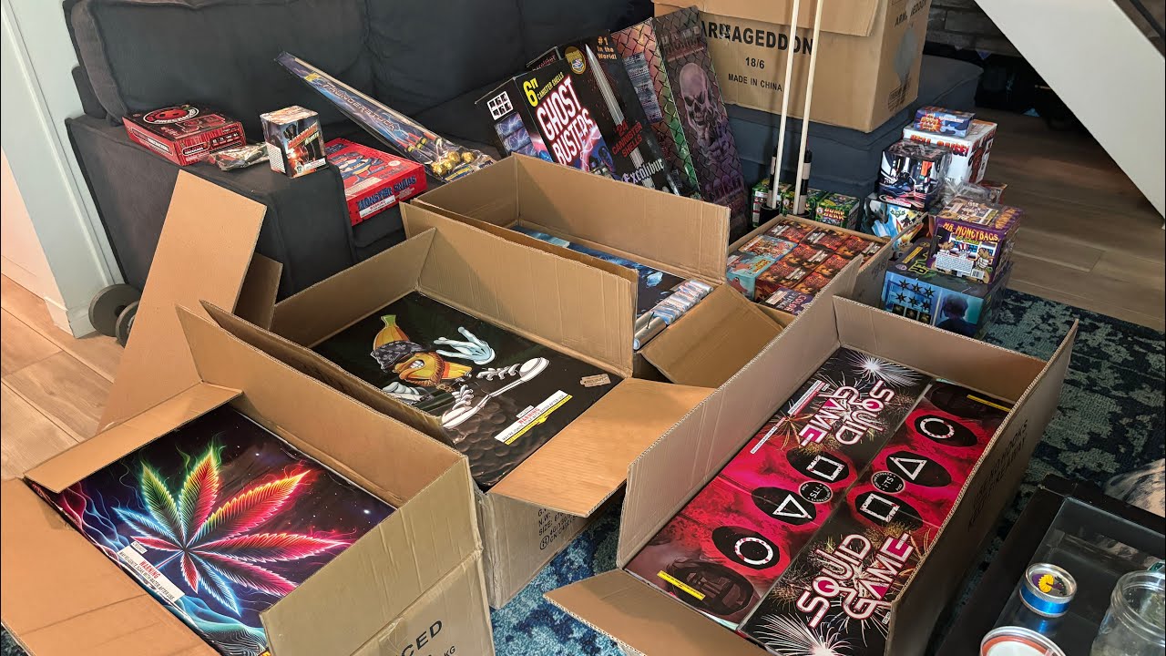Firework stash update for 2024 #fireworks #stash   #2024 #pyro