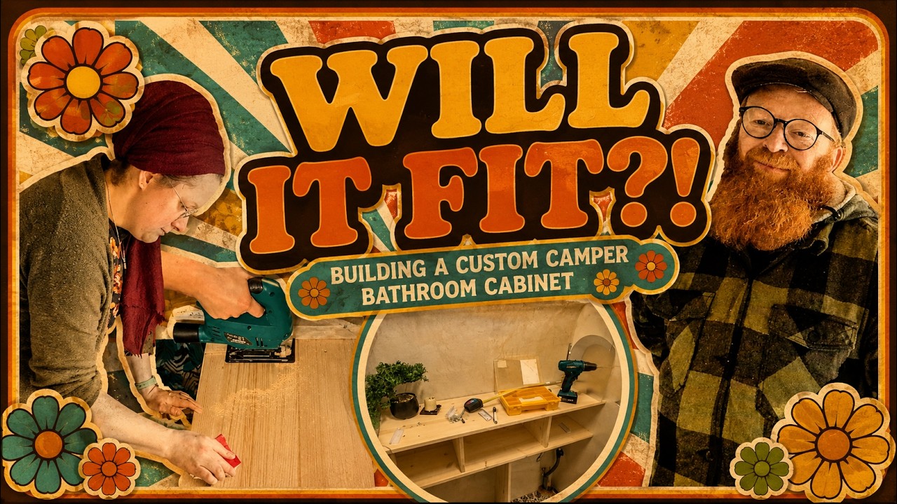 Building a Bathroom Cabinet in Our Camper | DIY