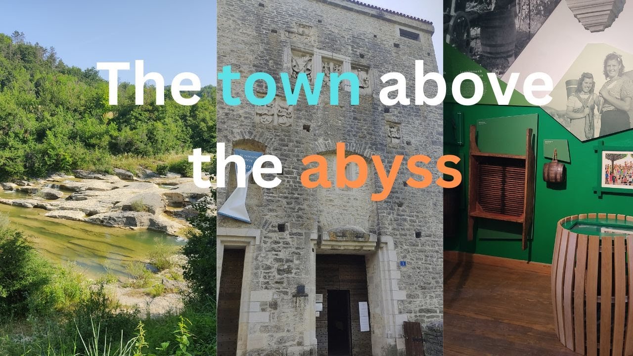 Croatia, Istria, Pazin: The town above the abyss