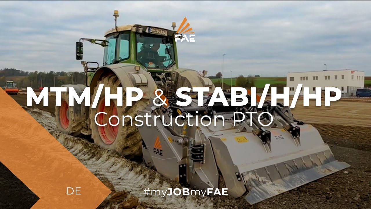 FAE MTM/HP & STABI/H/HP - Die Construction-PTO-Anbaugeräte für Traktoren von 240 bis 500 PS