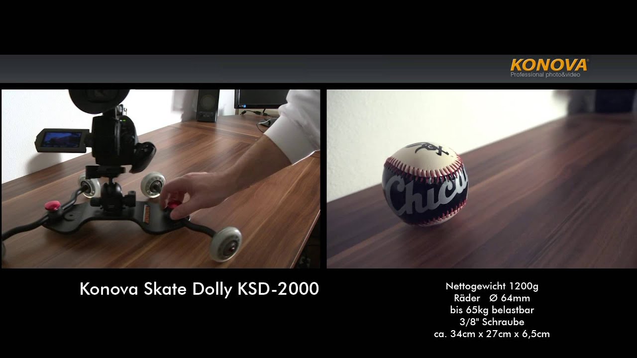 Konova Skate Dolly KSD-2000 - Demo + Handling