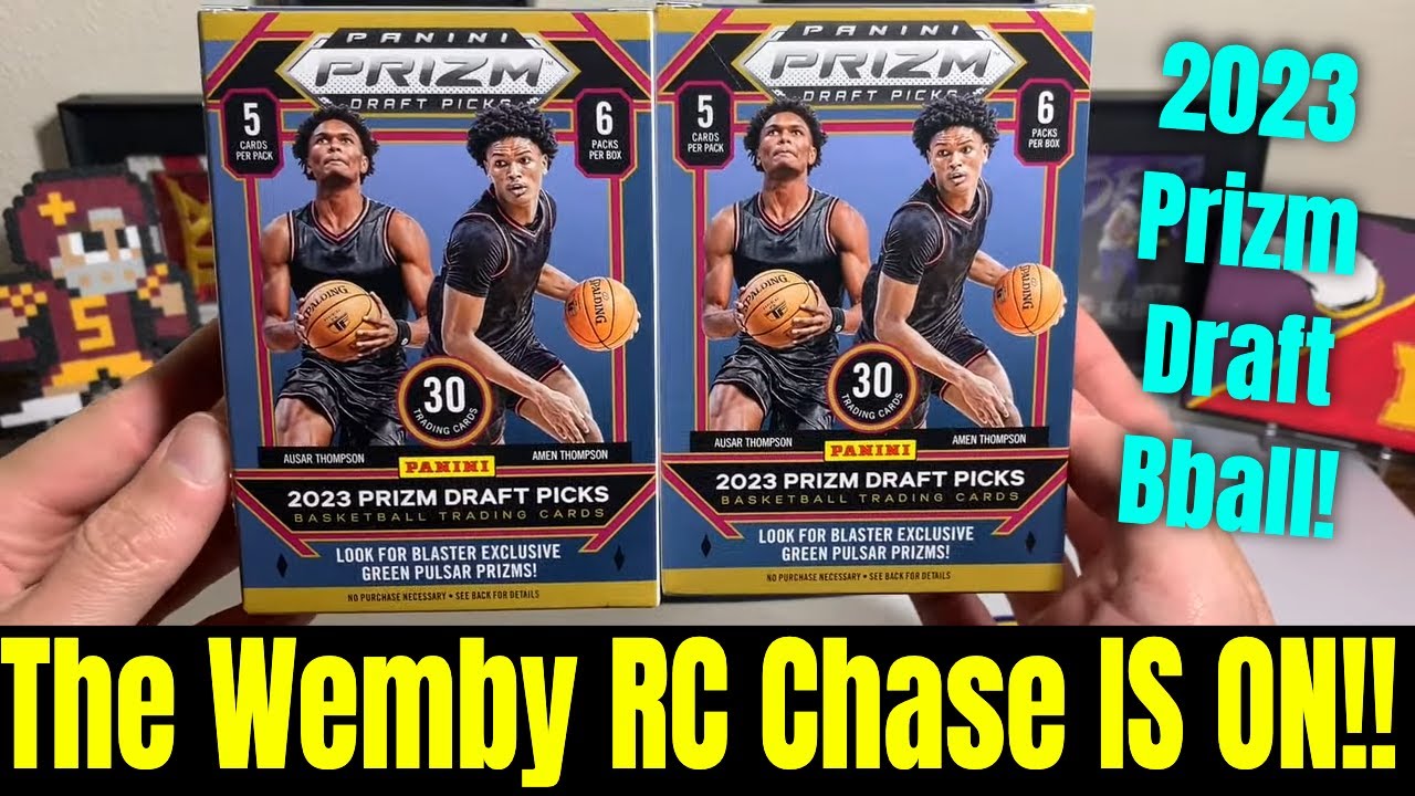 The Victor Wembanyama Rookie Card Chase Is ON With 2023 Prizm Draft Picks Basketball Blaster Boxes!