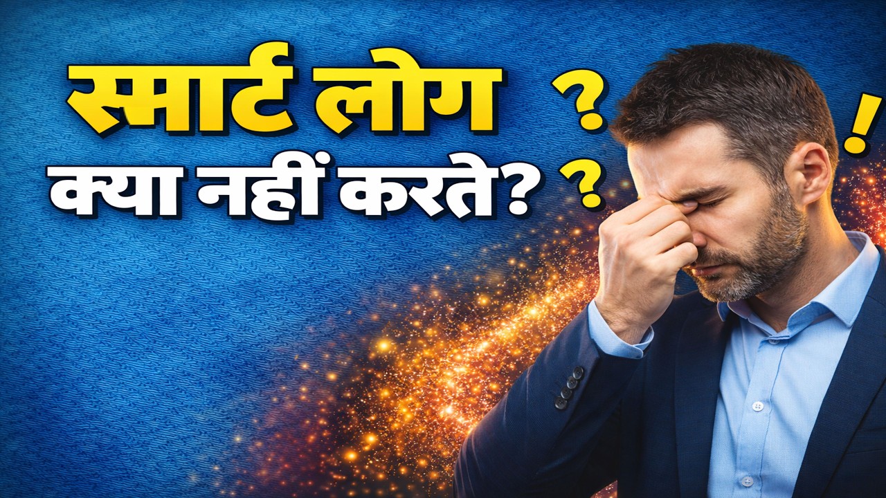 स्मार्ट लोग क्या नहीं करते? I #SmartMindset #PersonalGrowth #SuccessTips #Motivation