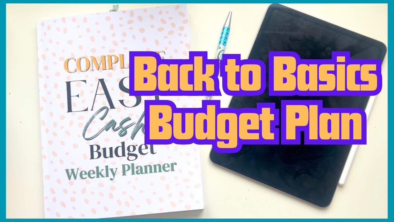 Back to Basics Budgeting | Written Zero-Based Cash Budget | September 2025