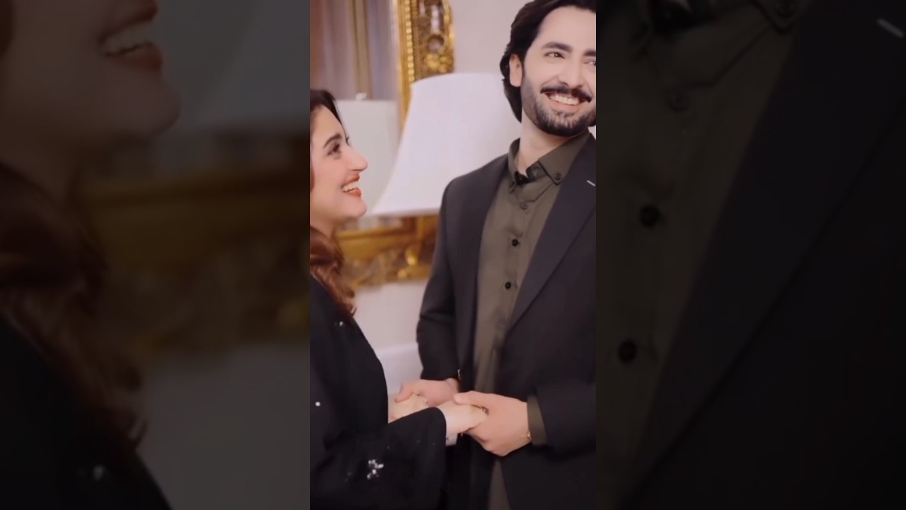 Danish n Hiba Romance on fire 🤭 #danishtamoor #hibabukhari #humrahi #shorts #viral #trending #bts