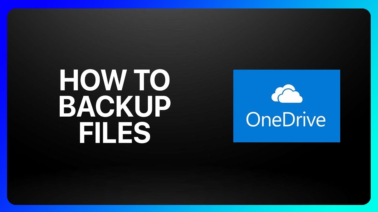 Учебное пособие по резервному копированию файлов в OneDrive