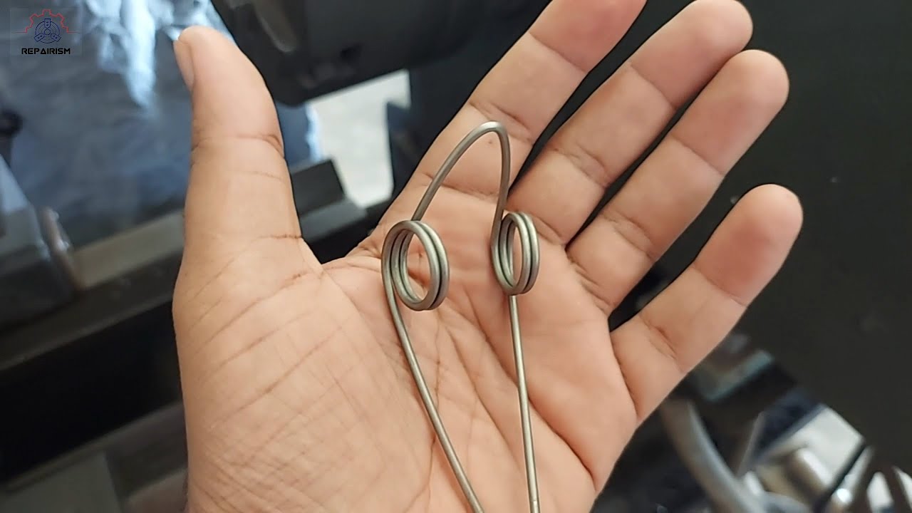 Amazing technique of Spring making | replacing Latch from fork