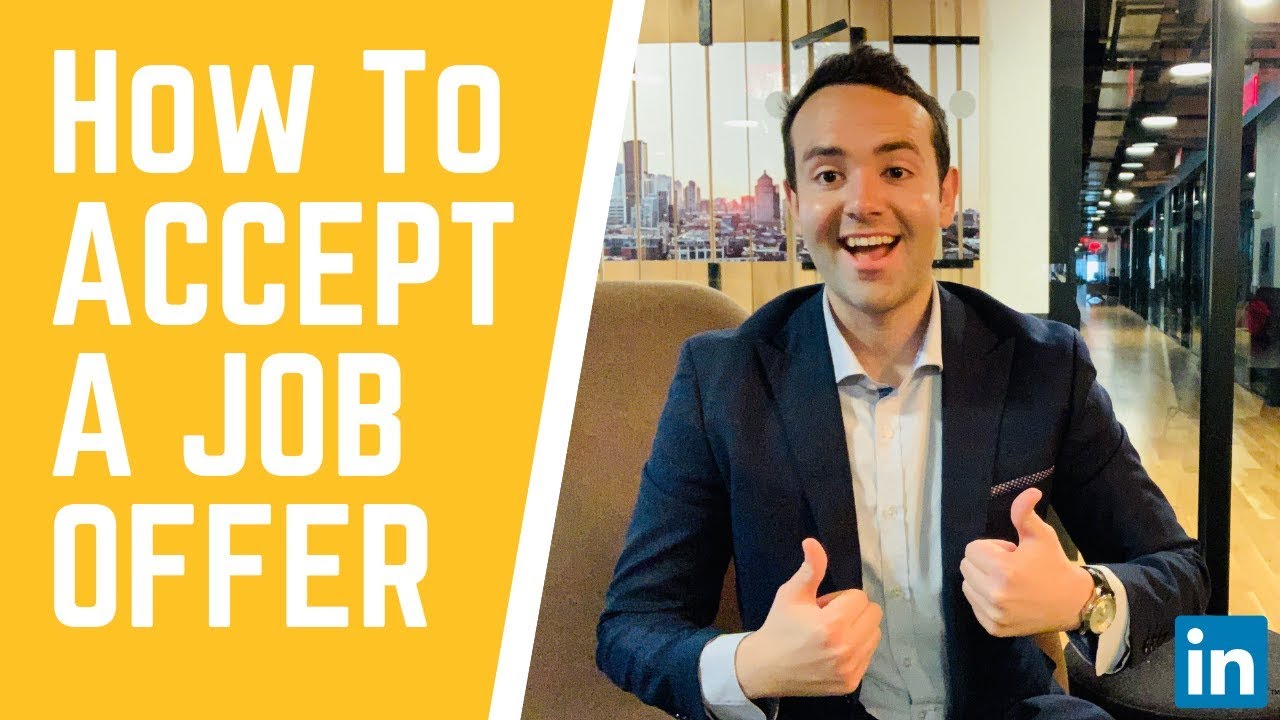 How To Accept a Job Offer
