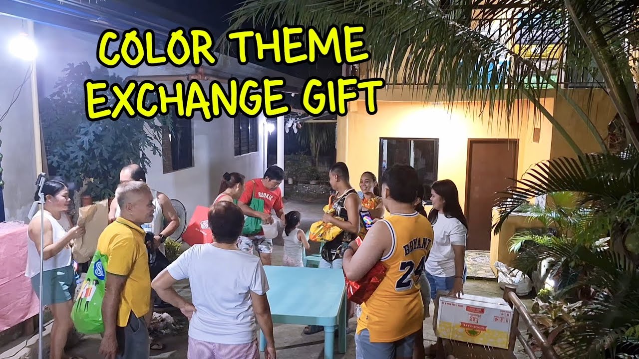 Color Themed Exchange Gift... Happy much...