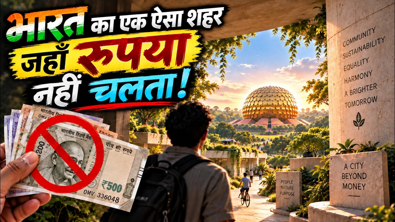भारत का वो शहर जहाँ रुपया नहीं चलता! 😱 | Auroville की अनोखी दुनिया