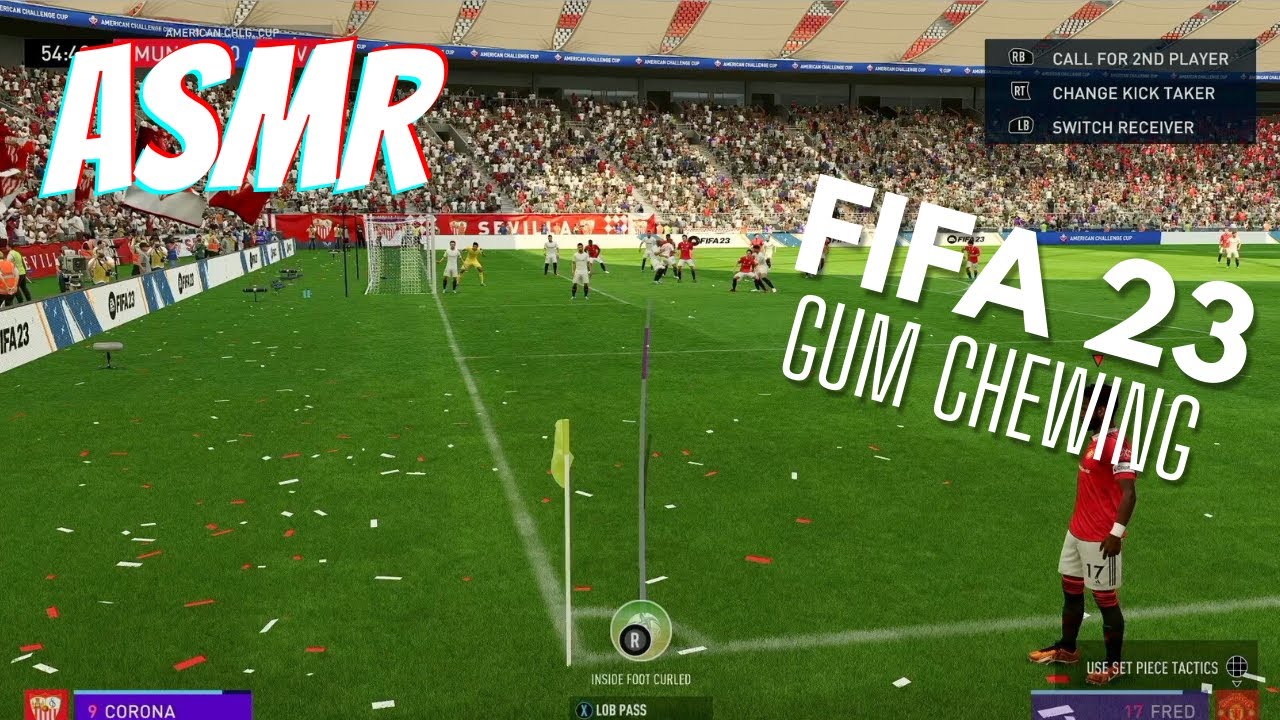 ASMR Gaming | FIFA 23 Career Mode EP 1 | Relaxing 😴 Whispering + Gum Chewing 🎮 Controller Sounds 💤