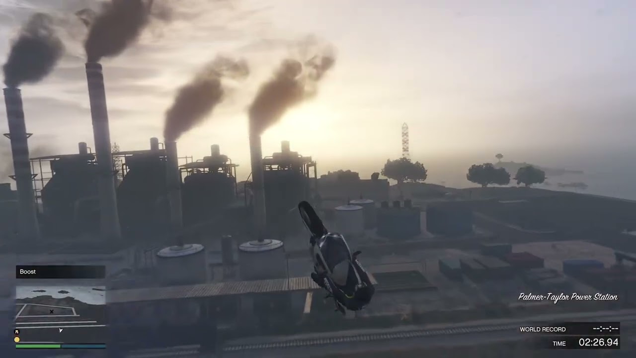 GTA landing on feet comp I think