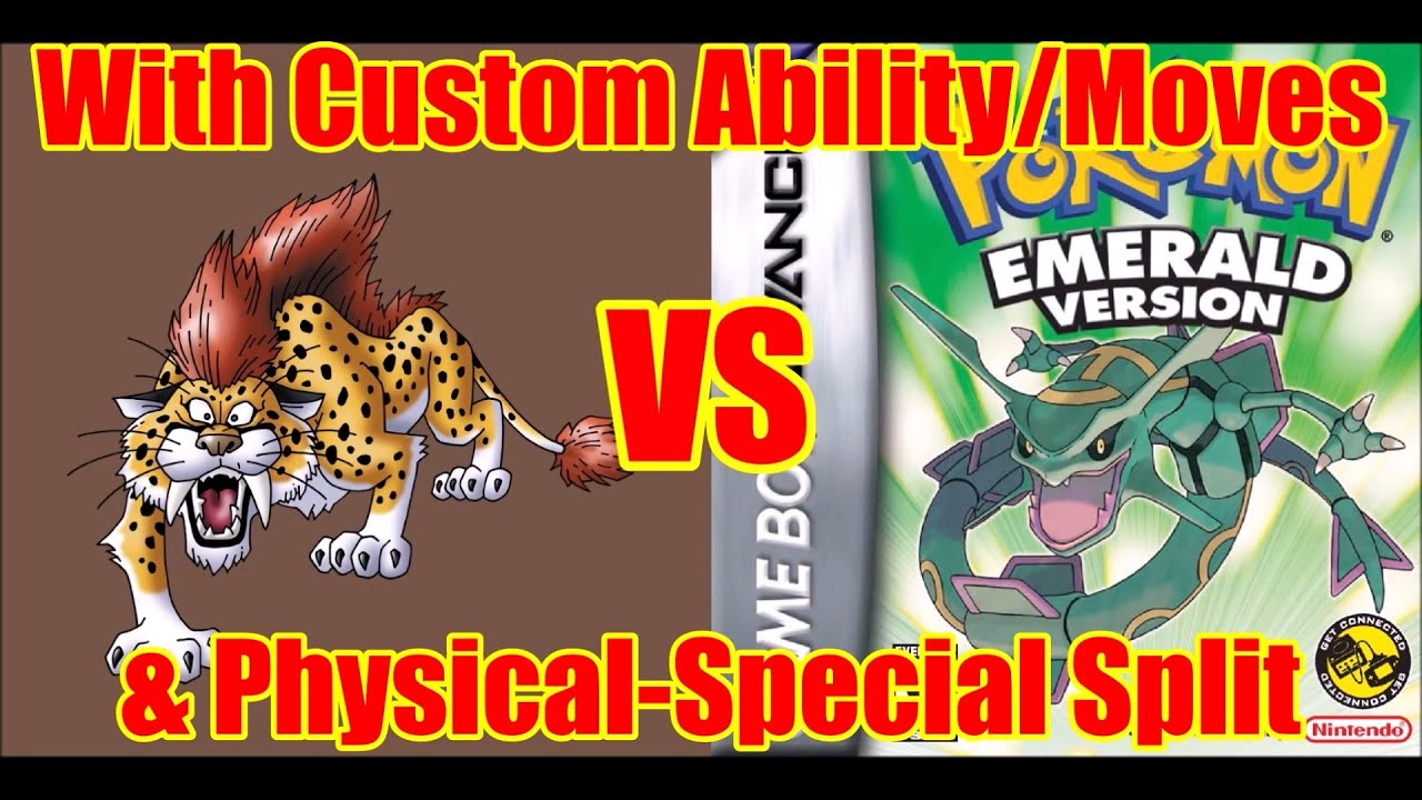 Using Great Sabrecat from Dragon Quest as a Pokémon in Emerald (w/ Physical-Special Split)