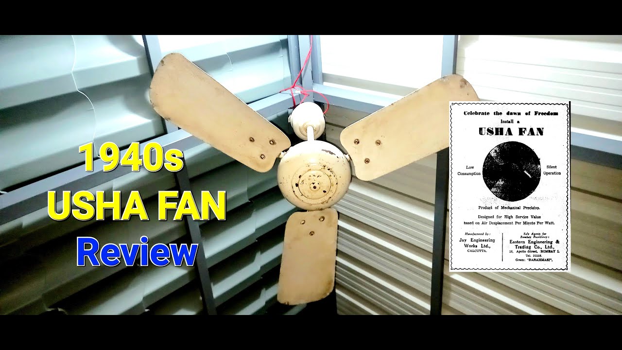 1940s USHA Ceiling Fan | 900mm, 36