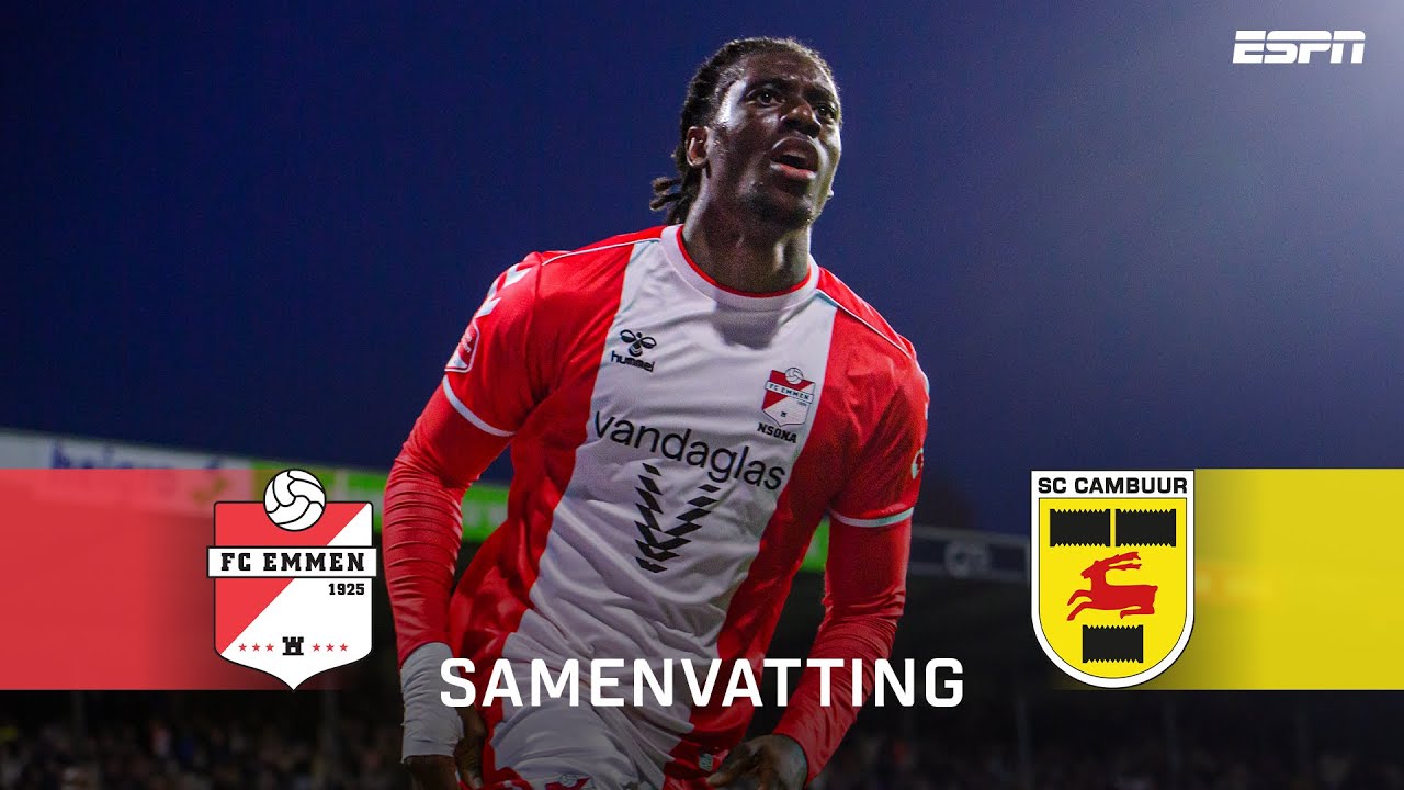 🇩🇪 JALEN HAWKINS toont zijn KLASSE 💪 | Samenvatting FC Emmen - SC Cambuur
