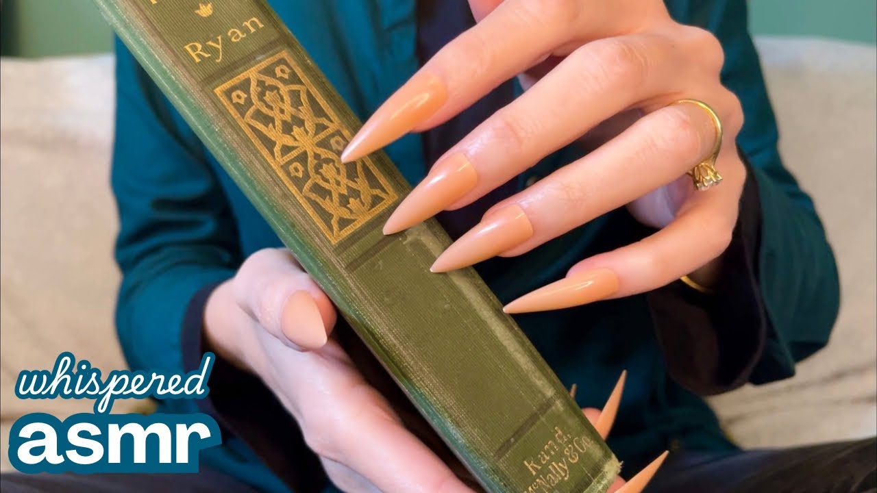 ASMR * Vintage Book Tapping & Scratching!