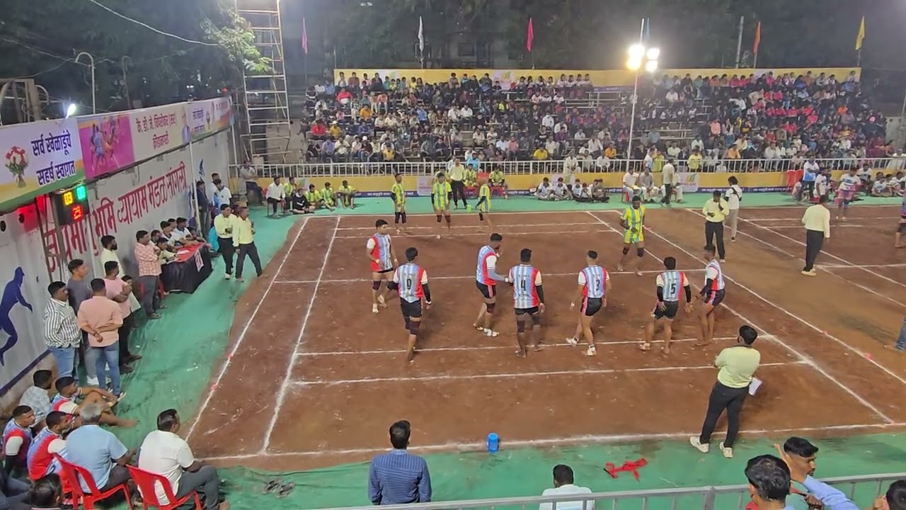 NEW UTKARSH SANGLI VS SAMRAT SANGLI HIGH VOLTAGE KABADDI MACTH PART 1.