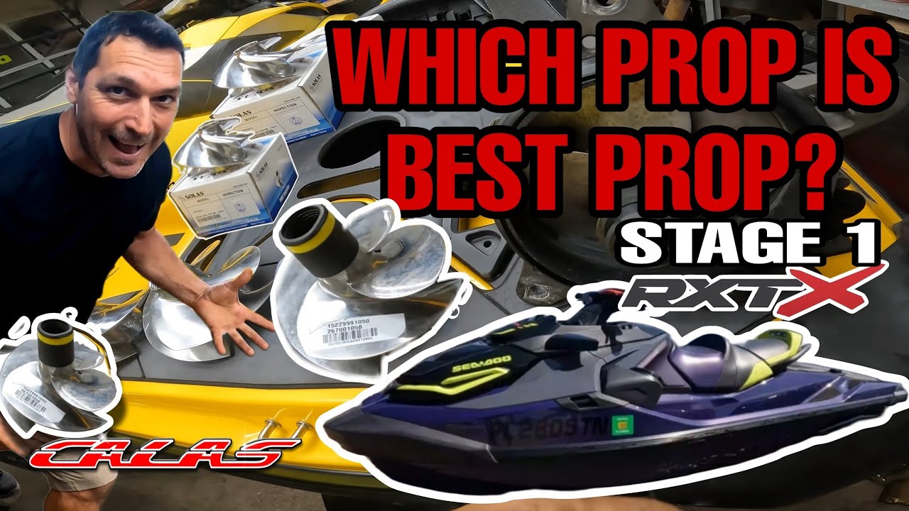 Which Prop Works Best? Solas Prop VS Stock Prop + 2021 SeaDoo RXTX Stage 1 | Project Barney jetski