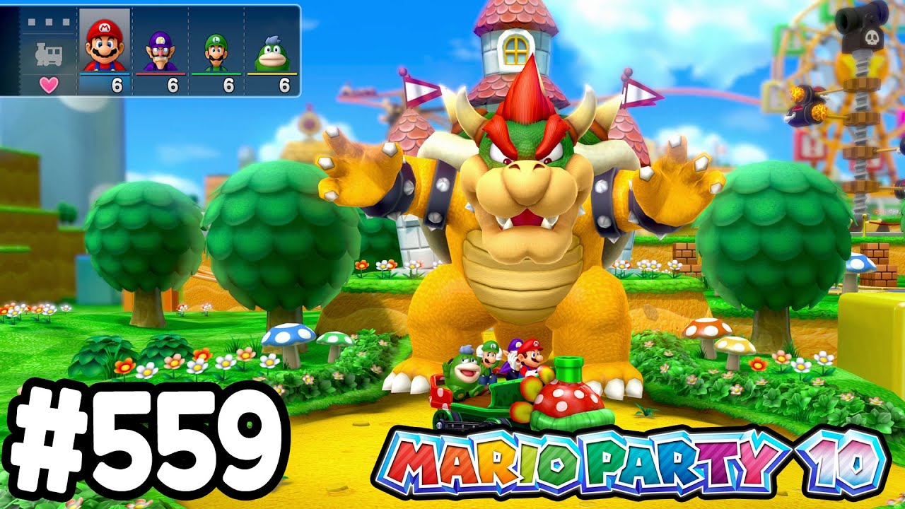 Mario Party 10 -  Bowser Party Mode (Master Level) Gameplay Walkthrough Part 559 | Wii U