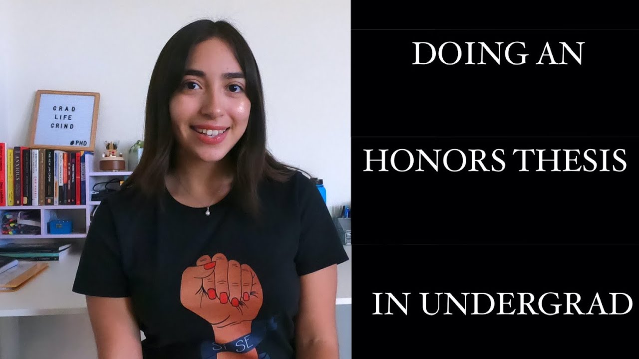 My Undergrad Honors Thesis (Story Time)