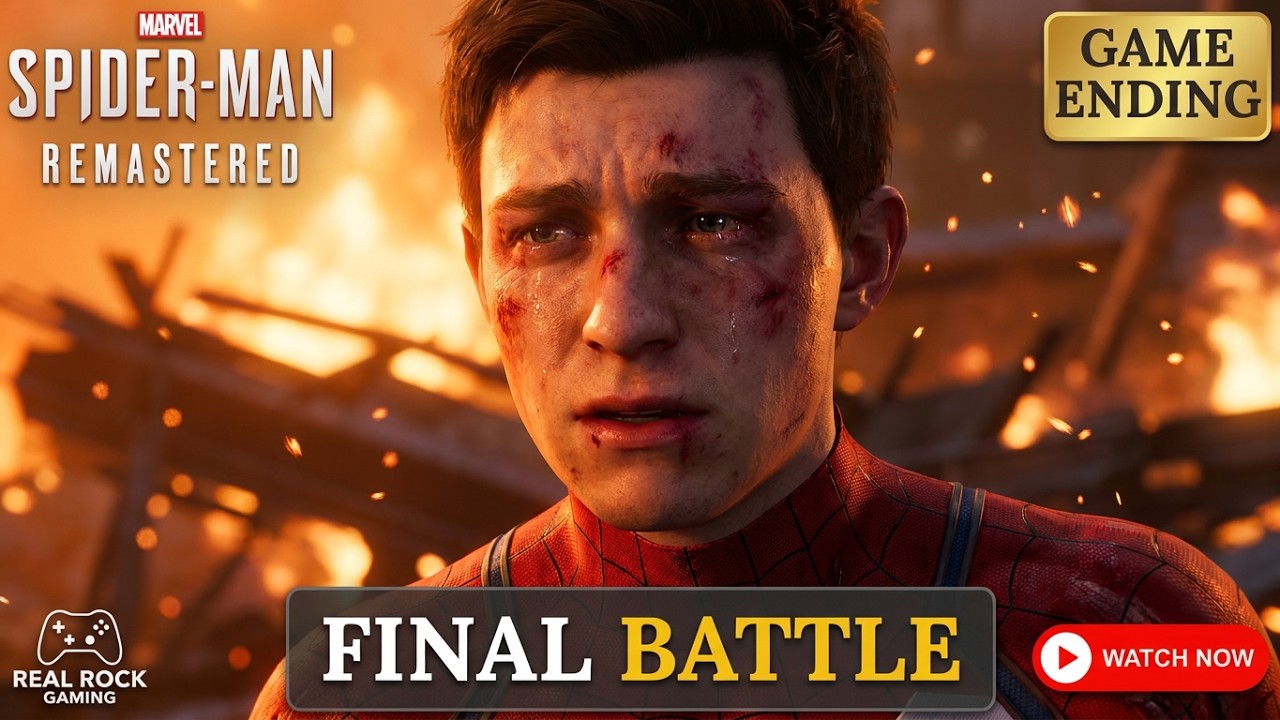 DOC OCTAVIUS VS SPIDER-MAN - FINAL BATTLE & GAME ENDING | SPIDER-MAN REMASTERED